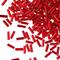 12 Pack: John Bead Ruby Czech Glass Bugle Beads